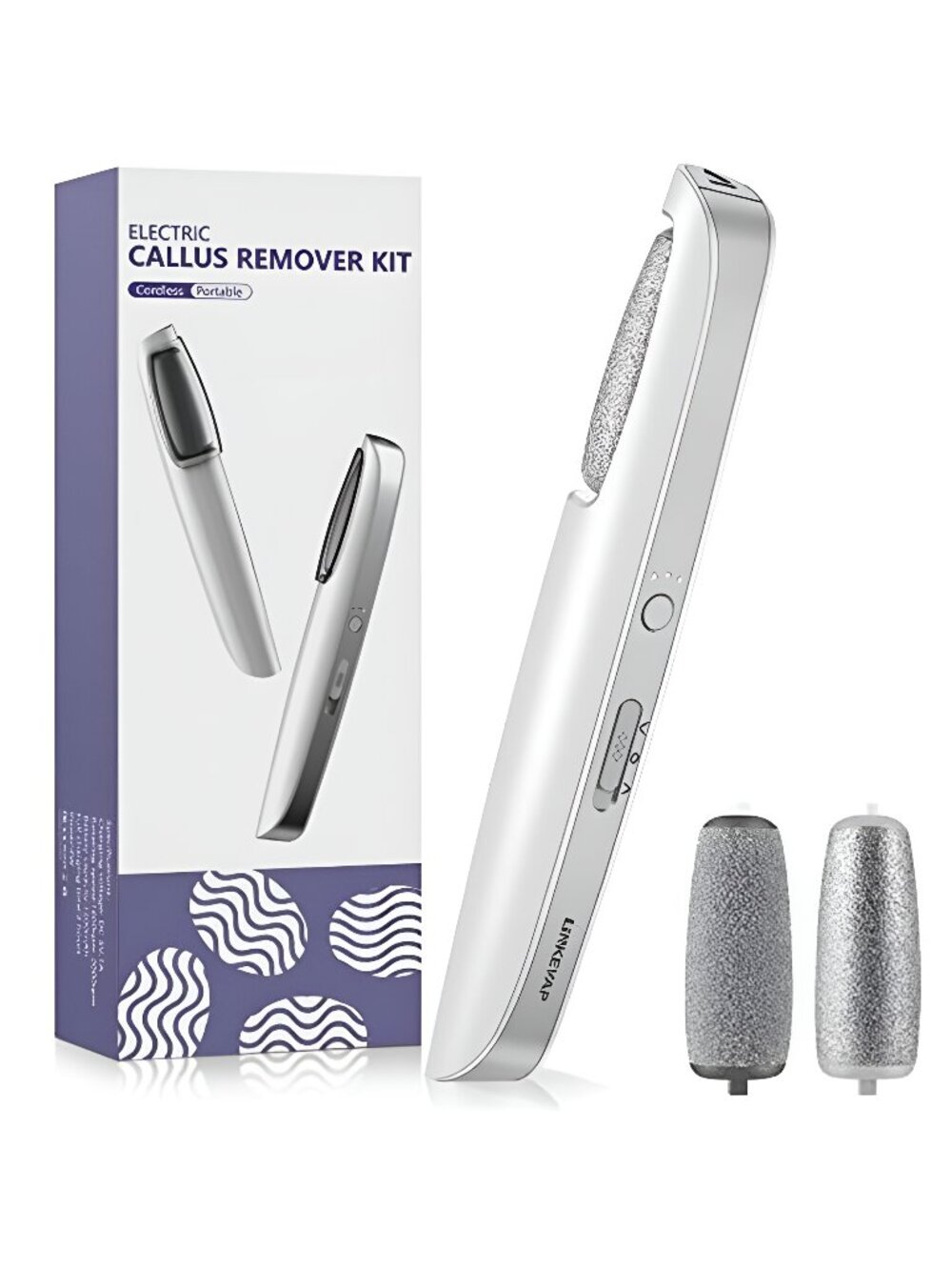 Electric Callus Remover for Feet, Professional Pedicure Kit Foot Scrubber - G